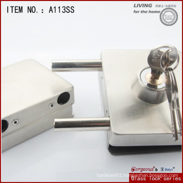 Square sliding glass door lock /High quality glass door lock